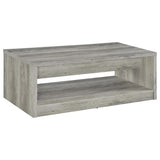 Felix 3-piece Coffee and End Table Set Grey Driftwood - 707728-S3