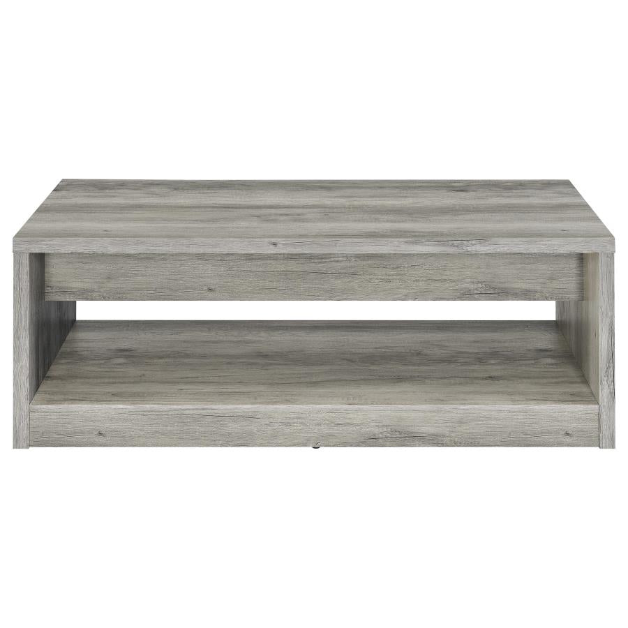 Felix 3-piece Coffee and End Table Set Grey Driftwood - 707728-S3