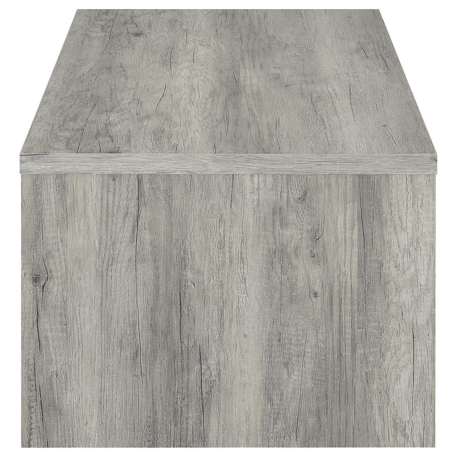 Felix 2-drawer Engineered Wood Coffee Table Grey Driftwood - 707728