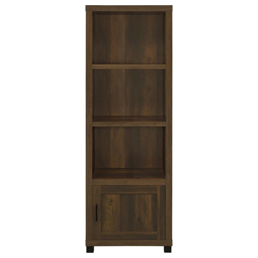 Sachin 3-shelf Engineered Wood Media Tower Dark Pine - 707736
