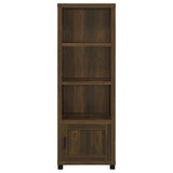 Sachin 3-shelf Engineered Wood Media Tower Dark Pine - 707736
