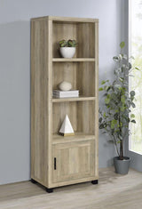 Sachin 3-shelf Engineered Wood Media Tower Distressed Pine - 707746