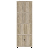Sachin 3-shelf Engineered Wood Media Tower Distressed Pine - 707746