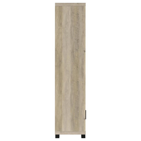 Sachin 3-shelf Engineered Wood Media Tower Distressed Pine - 707746