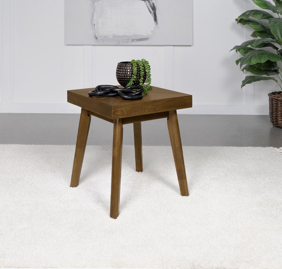 Westerly Square Wood Side End Table Walnut Brown - 707797