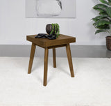 Westerly Square Wood Side End Table Walnut Brown - 707797