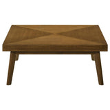Westerly Square Wood Coffee Table Walnut Brown - 707798
