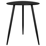 Odessa Triangular Solid Wood End Table Black - 707917