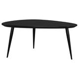 Odessa 3-piece Triangular Coffee and End Table Set Black - 707918-S3