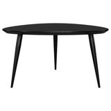 Odessa Triangular Solid Wood Coffee Table Black - 707918