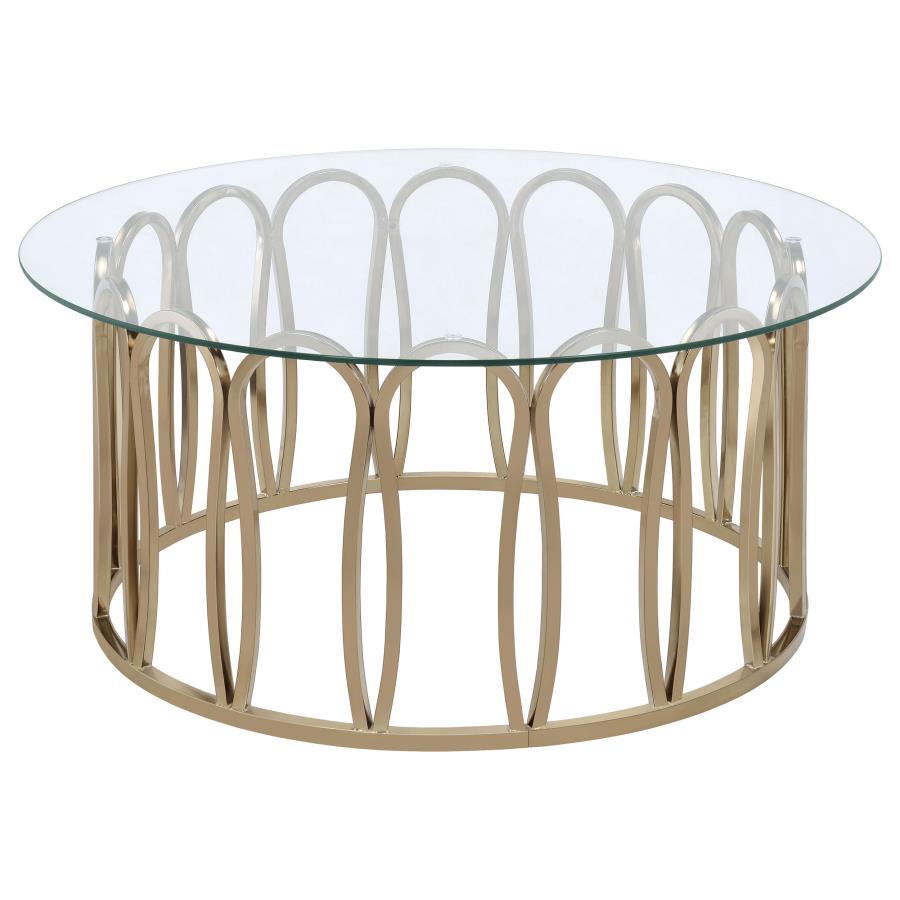 Monett 3-piece Coffee and End Table Set Chocolate Chrome - 708058-S3