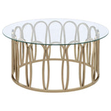 Monett 3-piece Coffee and End Table Set Chocolate Chrome - 708058-S3