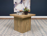 Devar Square Engineered Wood End Table Mango Brown - 708067