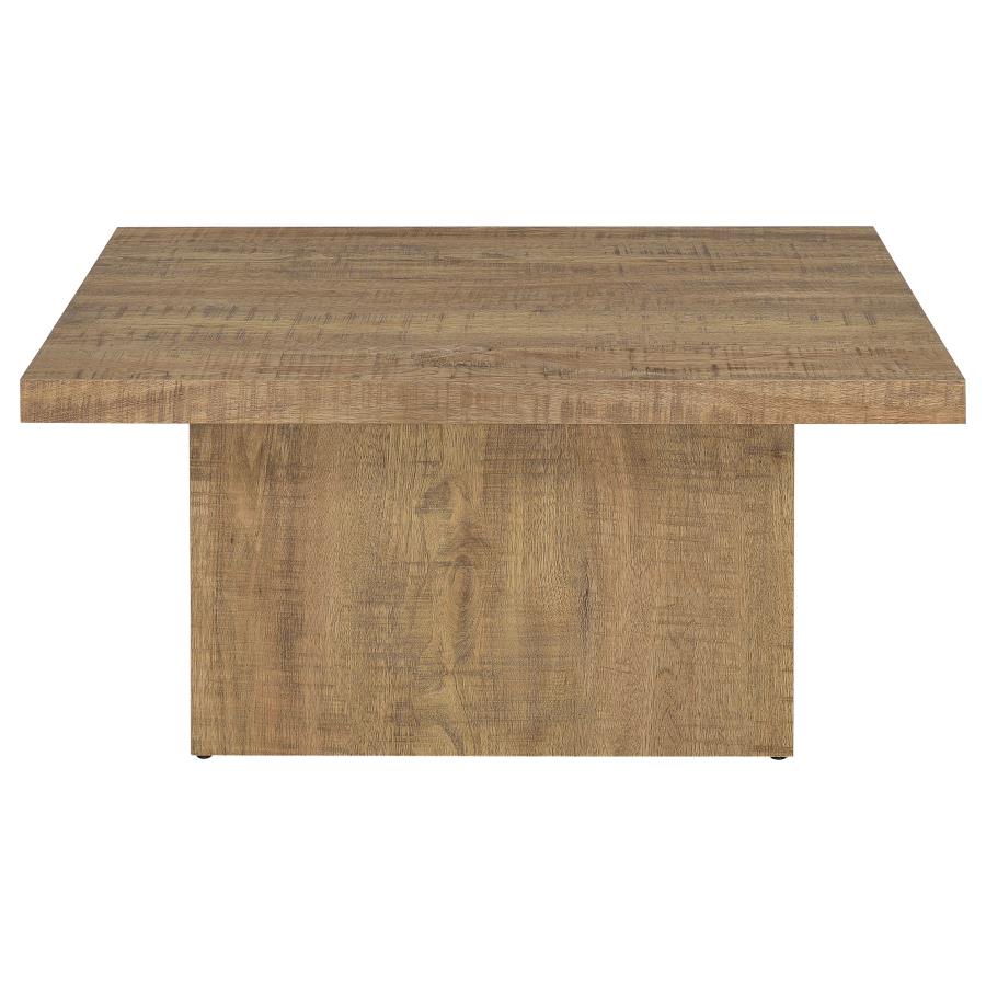 Devar Square Engineered Wood Coffee Table Mango Brown - 708068