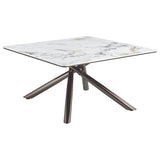 Carvell 3-piece Square Coffee and End Table Set Mirage White - 708138-S3