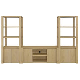 Laurelton 3-piece Entertainment Center TV Stand Light Oak - 708222-SET