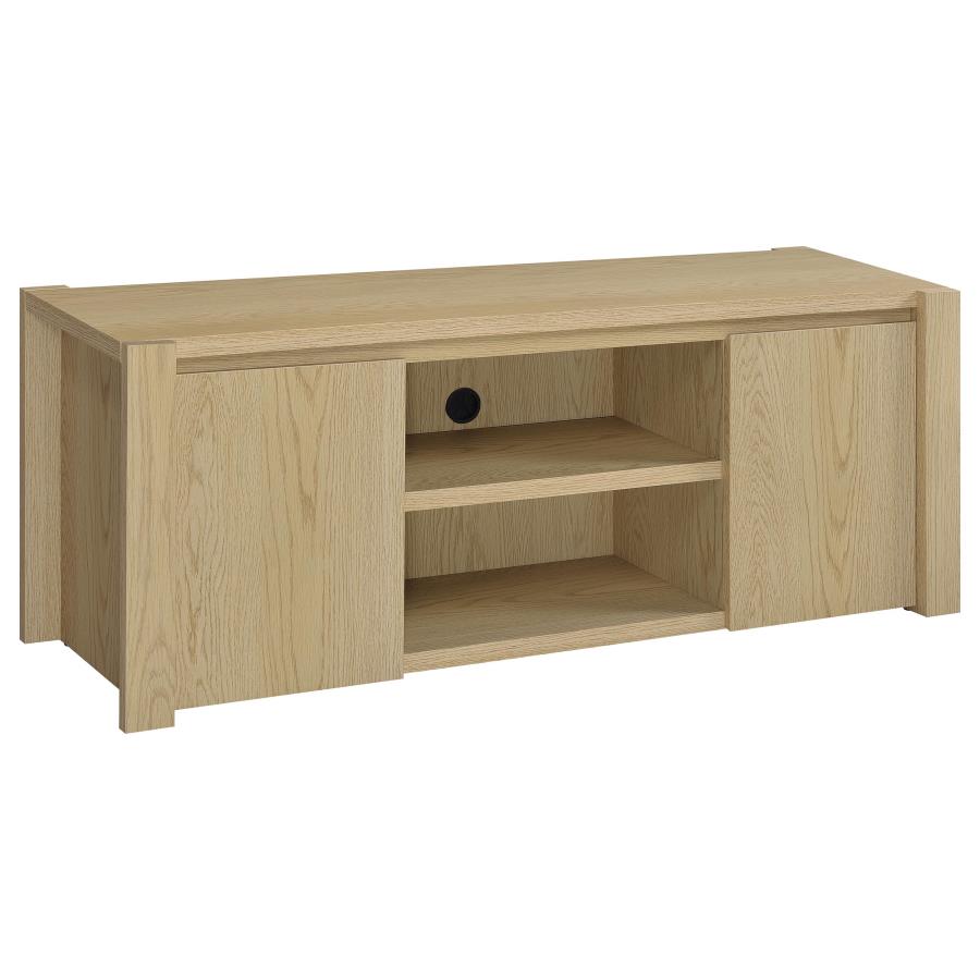 Laurelton 3-piece Entertainment Center TV Stand Light Oak - 708222-SET