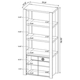 Laurelton 3-piece Entertainment Center TV Stand Light Oak - 708222-SET
