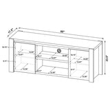 Laurelton 60-inch 2-door TV Stand Media Console Light Oak - 708222