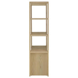 Laurelton 3-shelf Media Tower Tall Pier Cabinet Light Oak - 708224
