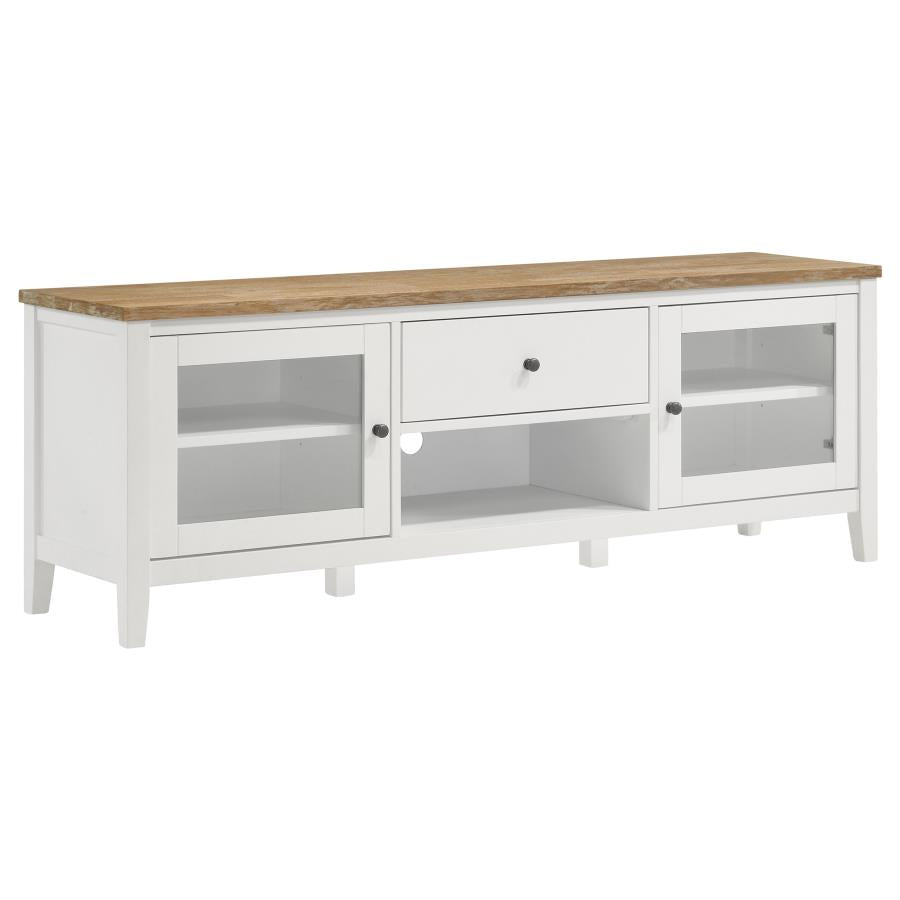 Hollis 3-piece 67-inch TV Stand Entertainment Center White - 708253-SET