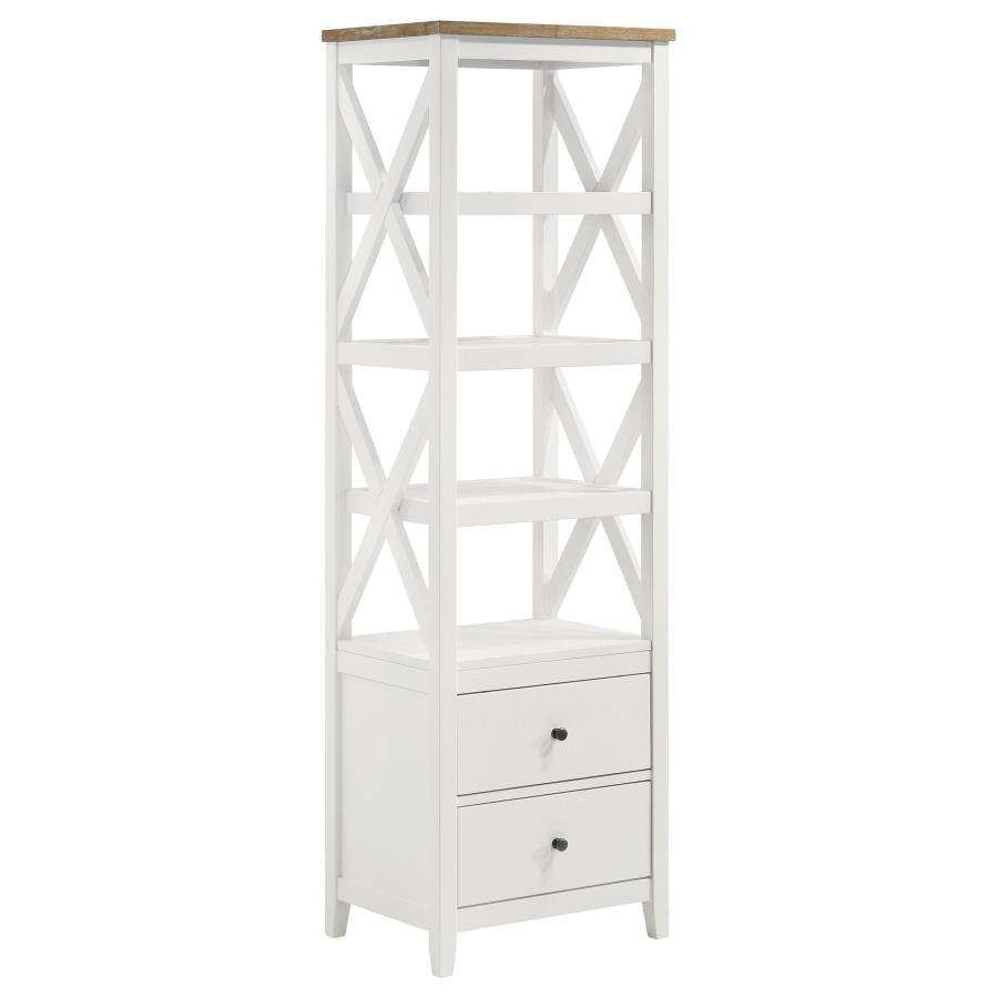 Hollis 3-piece 67-inch TV Stand Entertainment Center White - 708253-SET