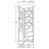 Hollis 3-piece 67-inch TV Stand Entertainment Center White - 708253-SET