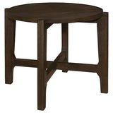 Cota 2-piece Solid Wood Coffee and End Table Set Dark Brown - 708288-S2