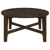 Cota 2-piece Solid Wood Coffee and End Table Set Dark Brown - 708288-S2