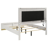 Sophia - Panel Bed With LED Headboard