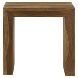 Odilia 2-piece Solid Wood Coffee and End Table Set Auburn - 708418-S2
