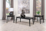 Radley 3-piece Rectangular Coffee Table Set Black - 708490