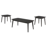 Radley 3-piece Rectangular Coffee Table Set Black - 708490