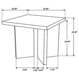 Andando 3-piece Coffee and End Table Set Mango Brown - 708498-S3