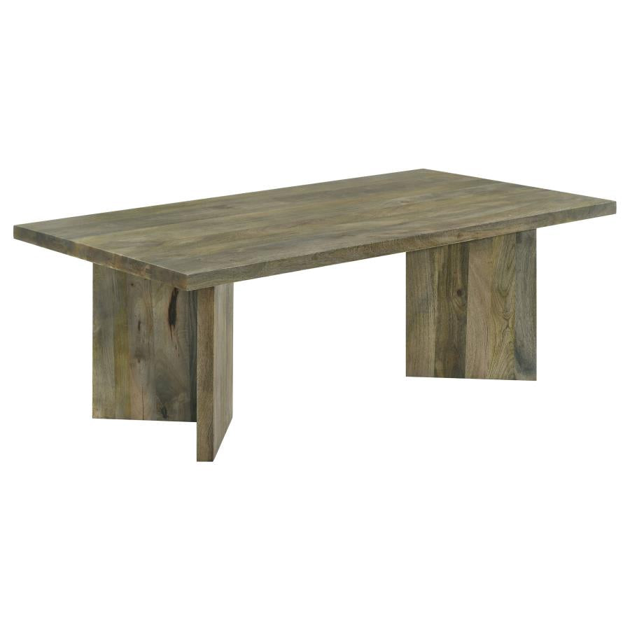 Andando Rectangular Solid Wood Coffee Table Mango Brown - 708498