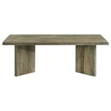 Andando Rectangular Solid Wood Coffee Table Mango Brown - 708498