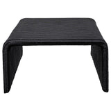 Cahya Woven Rattan Square Coffee Table Black - 708518