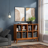 Draper - Handcrafted Low Bookcase