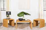 Cahya 3-piece Rattan Coffee and End Table Set Natural - 709818-S3