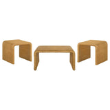 Cahya 3-piece Rattan Coffee and End Table Set Natural - 709818-S3