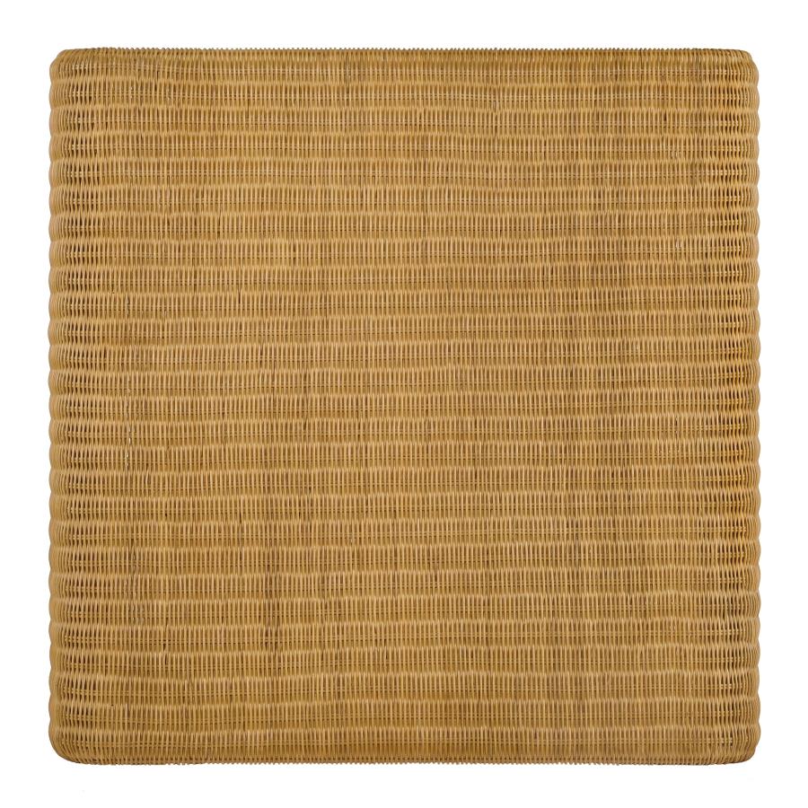 Cahya Square Woven Rattan Coffee Table Natural - 709818