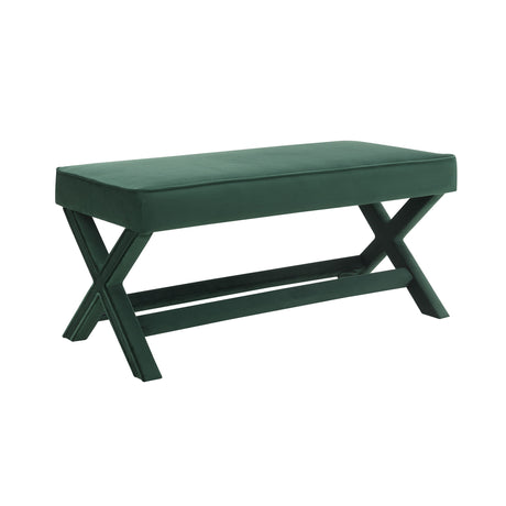 Comfort Double Bench Upholstered With X Crossed Legs