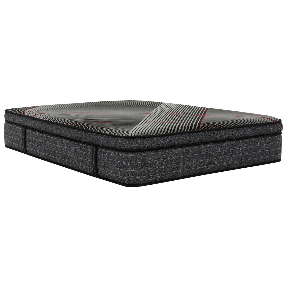 15" Euro Top Gel Memory Foam Hybrid Mattress With Pocket Coils, Cooling & Edge Support - Black - Queen