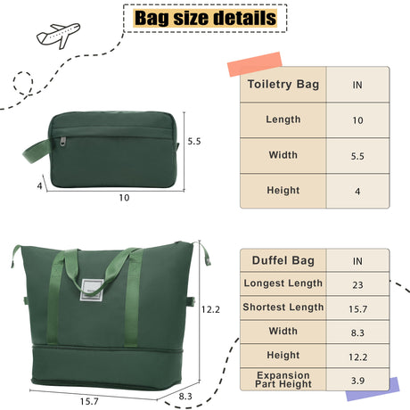 Softside Luggage Expandable Set With Duffel Bag Upright Spinner