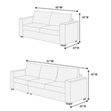 Elegant Sofa And Loveseat Set