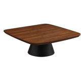 Eason 2-piece Coffee Table Set Walnut and Black - 710010