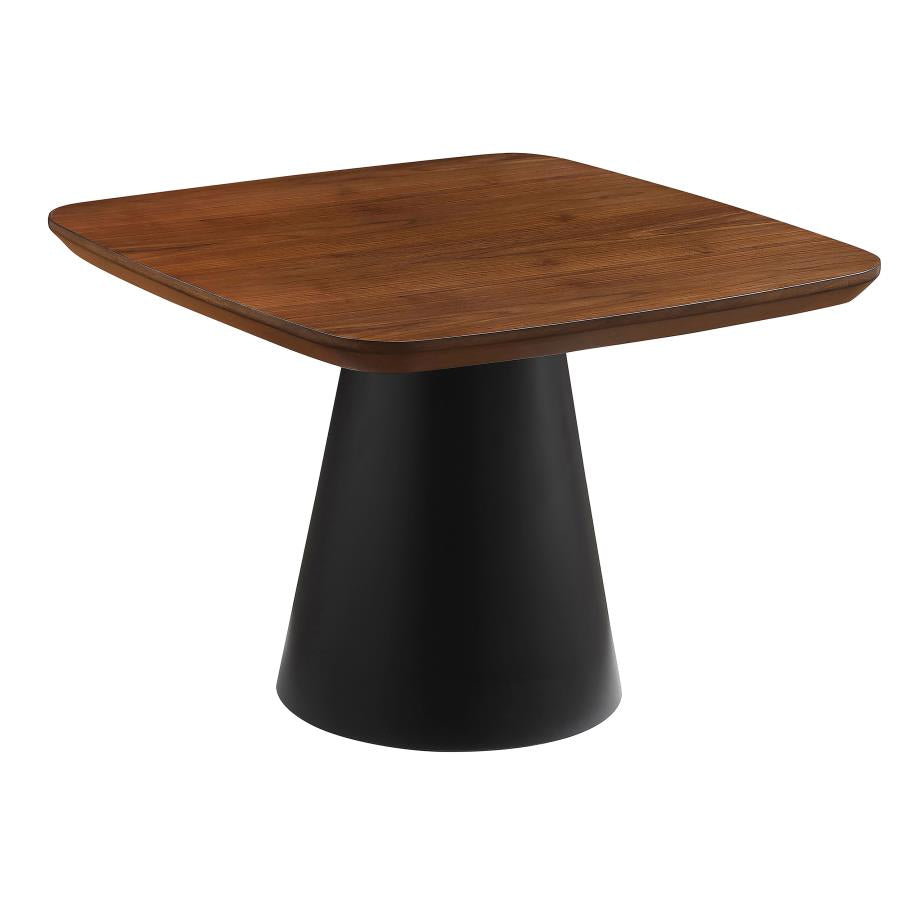 Eason 2-piece Coffee Table Set Walnut and Black - 710010
