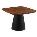 Eason 2-piece Coffee Table Set Walnut and Black - 710010