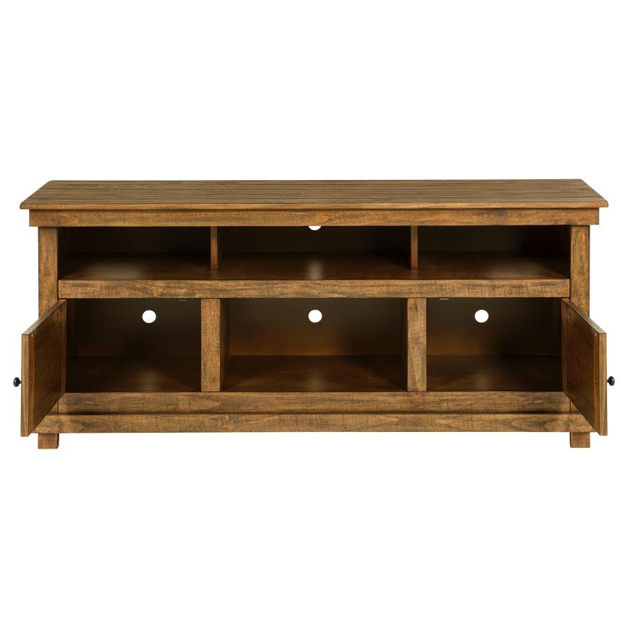 Payne 60-inch TV Stand Media Console Distressed Brown - 710042