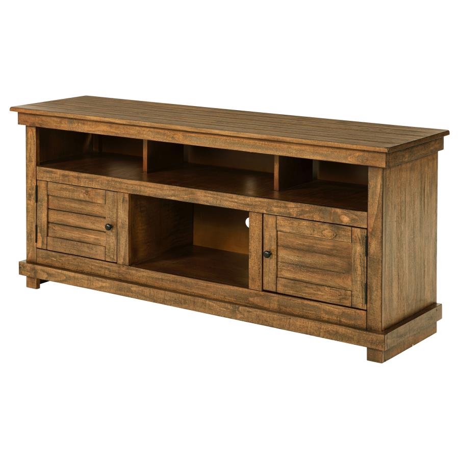 Payne 60-inch TV Stand Media Console Distressed Brown - 710042